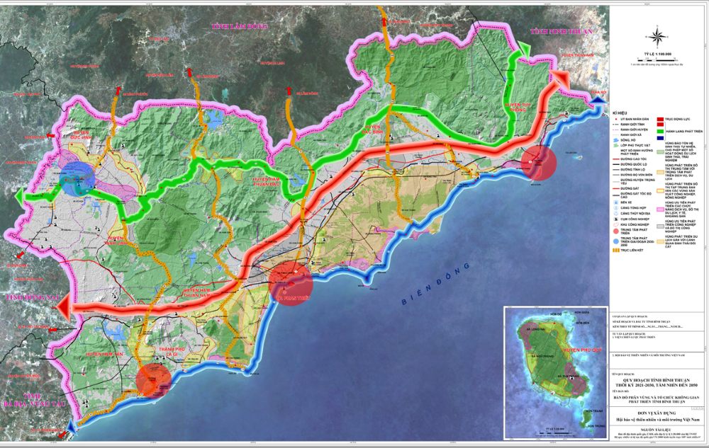 Công bố bản đồ quy hoạch tỉnh Bình Thuận thời kỳ 2021 – 2030, tầm nhìn đến năm 2050